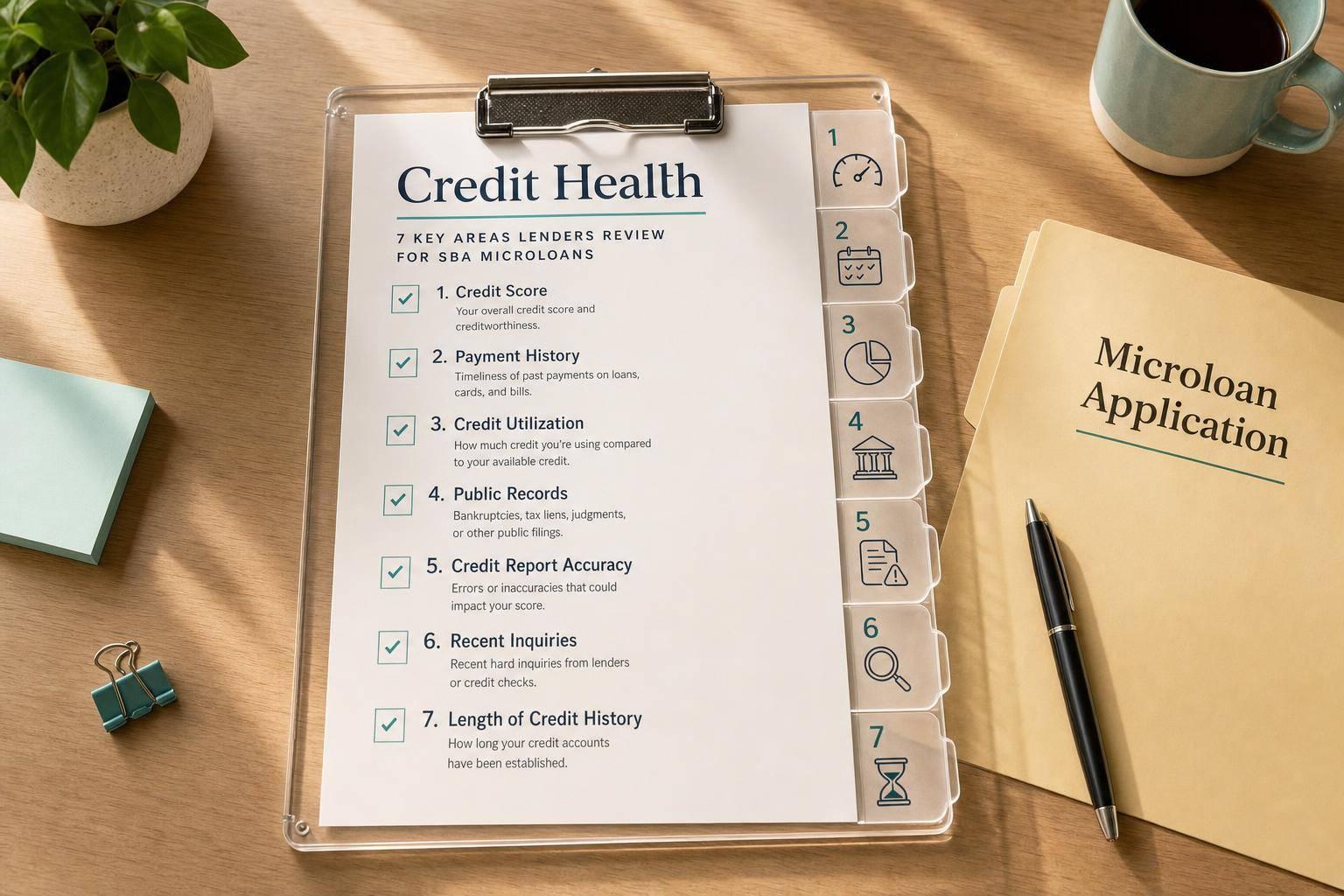 7 Credit History Checks for SBA Microloans