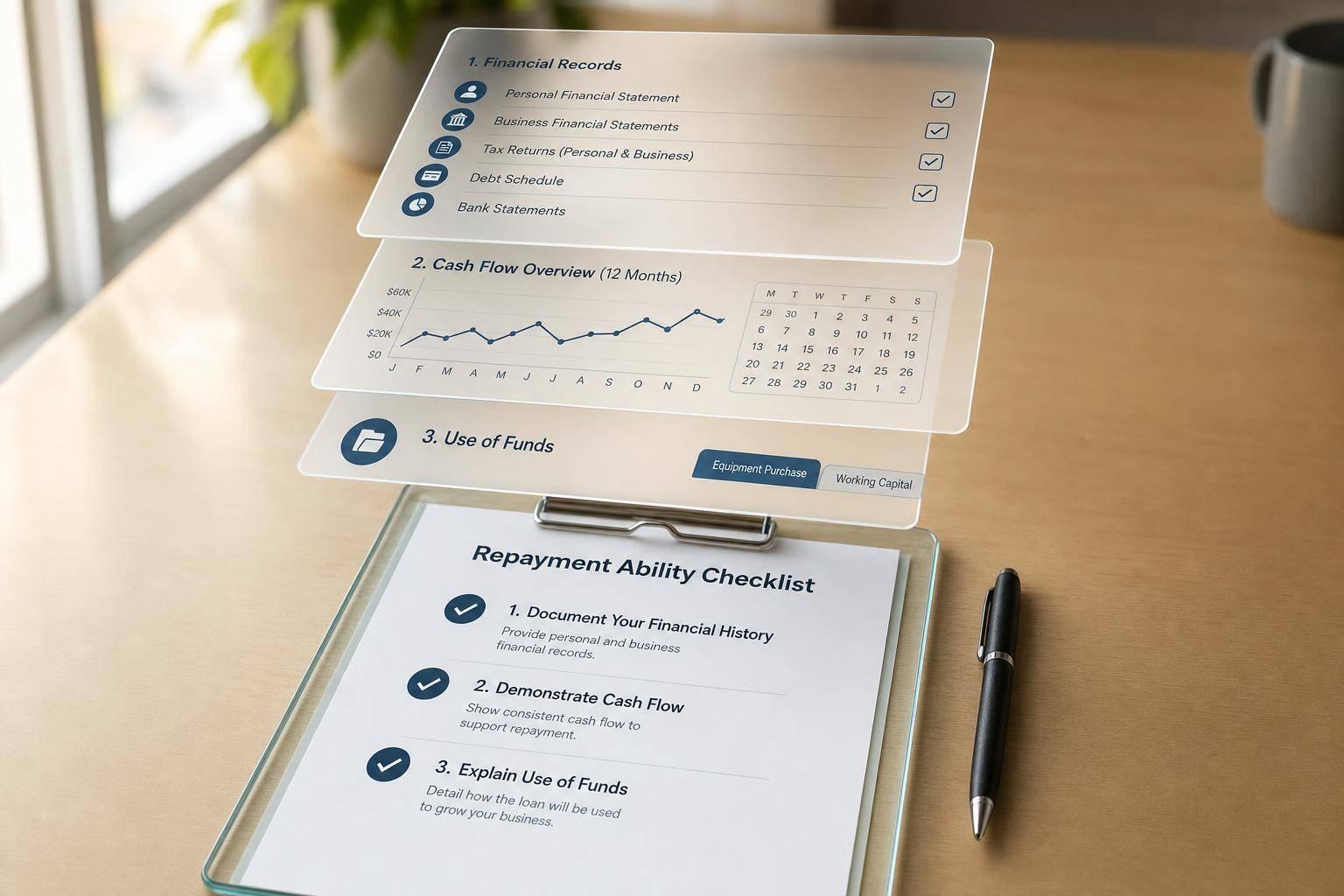 SBA Microloan Repayment Ability Checklist
