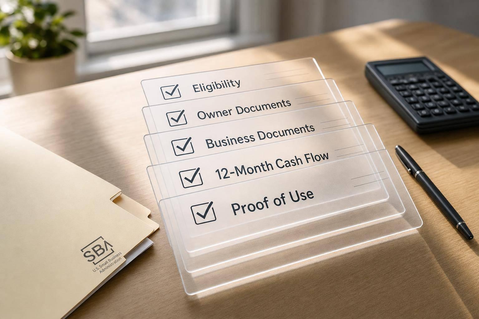 SBA Microloan Application Checklist for Startups