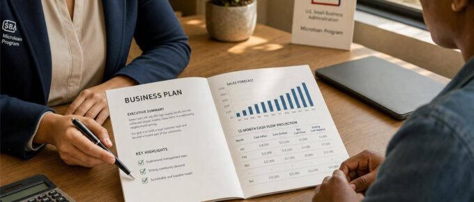 SBA Microloan Data on Business Plan Approval