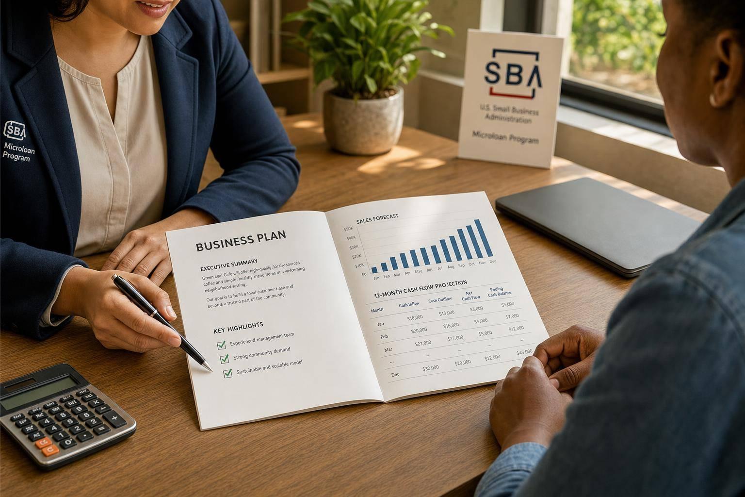 SBA Microloan Data on Business Plan Approval