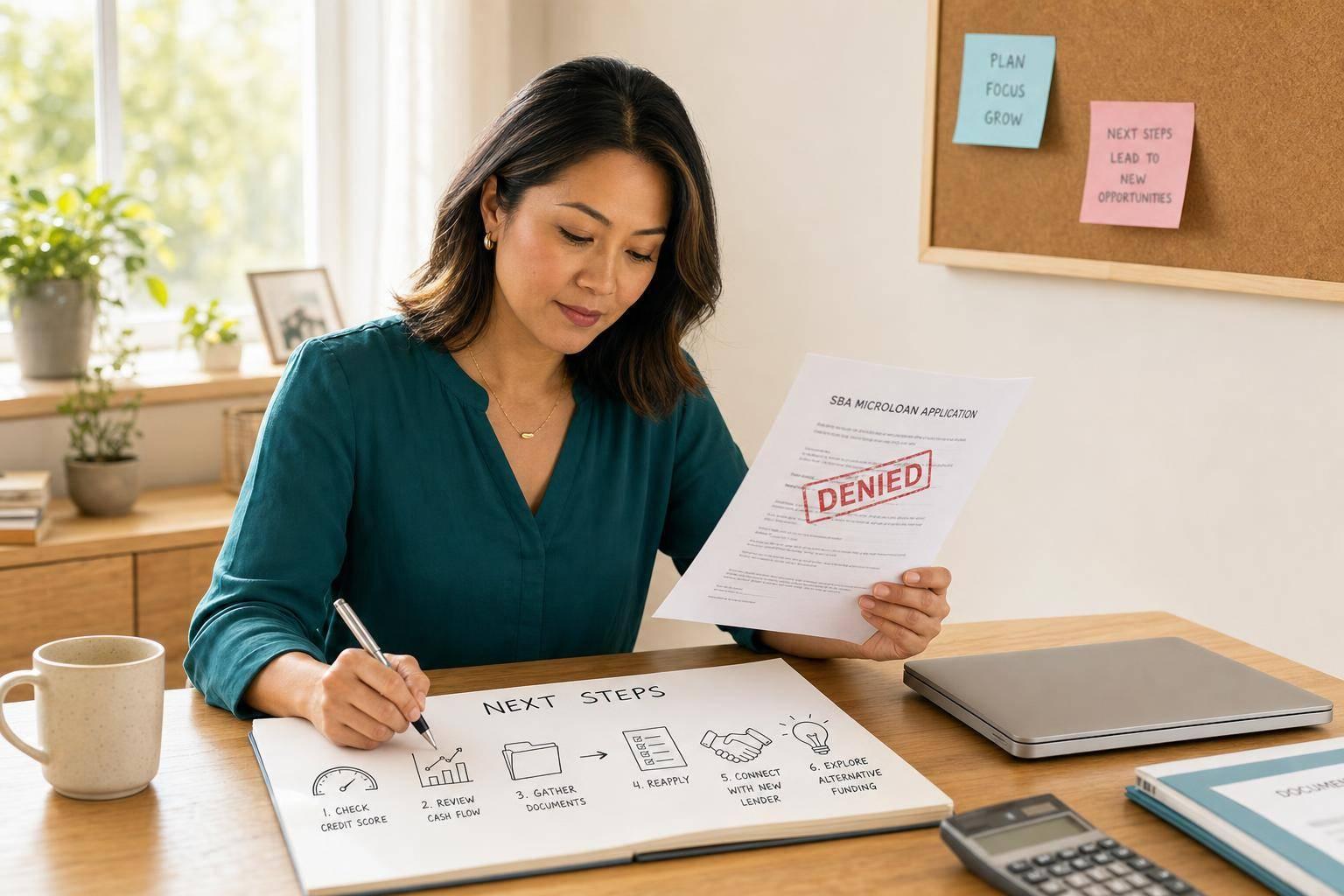 SBA Microloan Denied? Here Are Your Next Steps