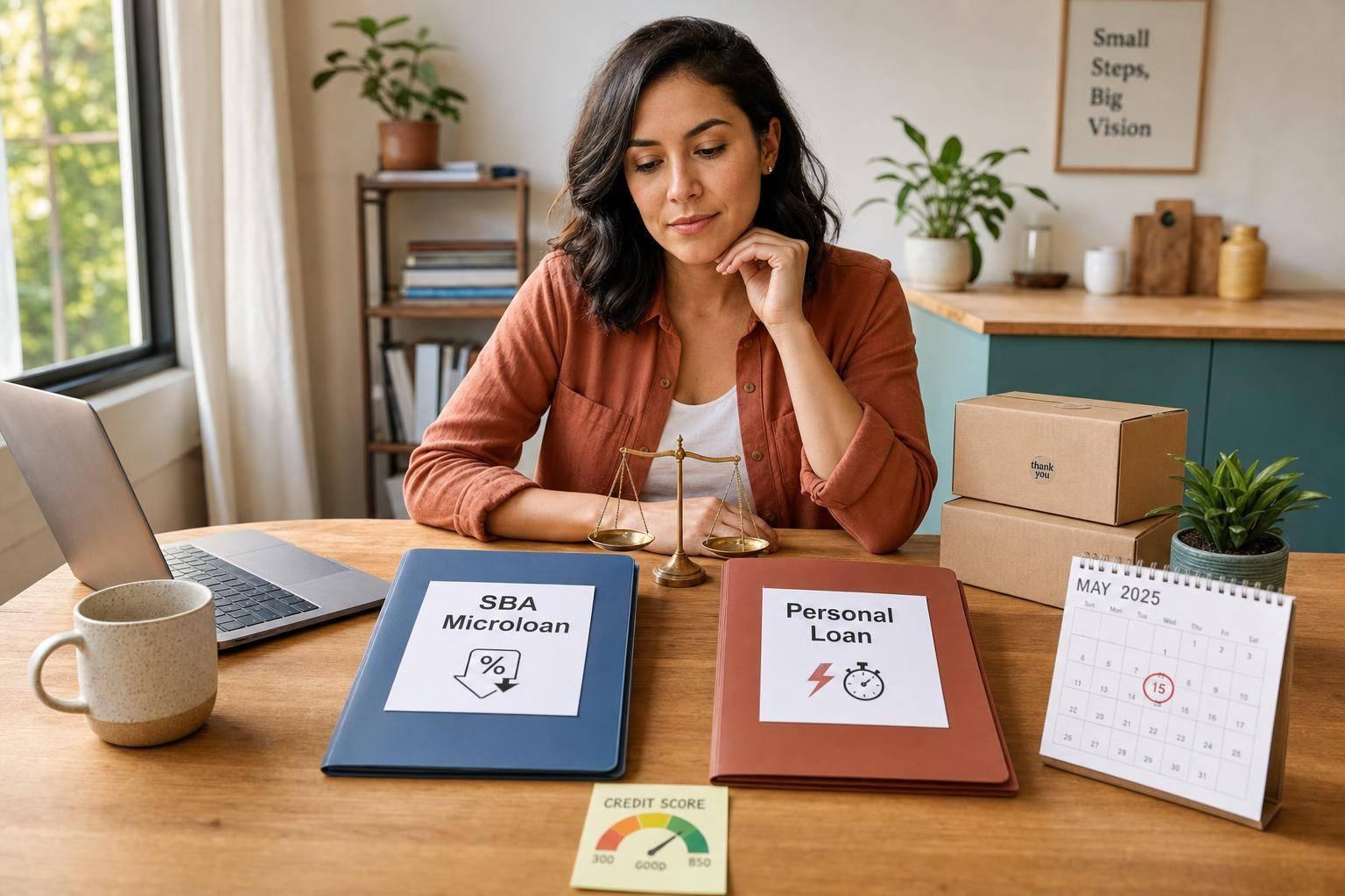 SBA Microloan vs Personal Loan for Home Startup