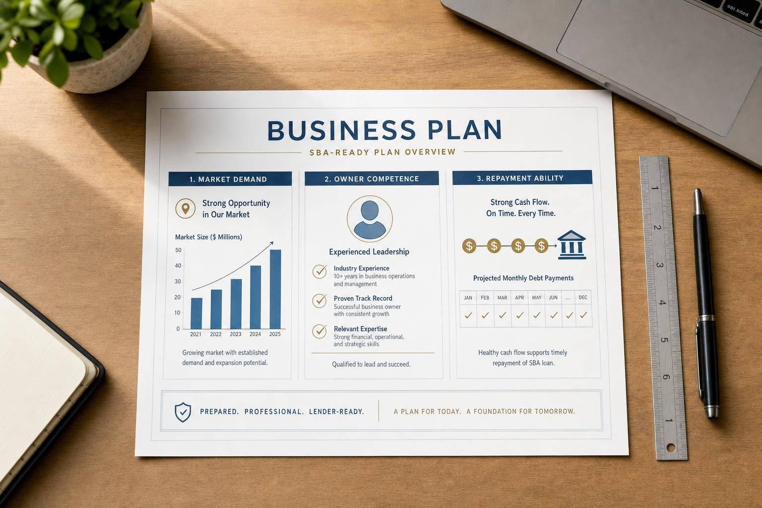 SBA Business Plan Template: What Lenders Want to See